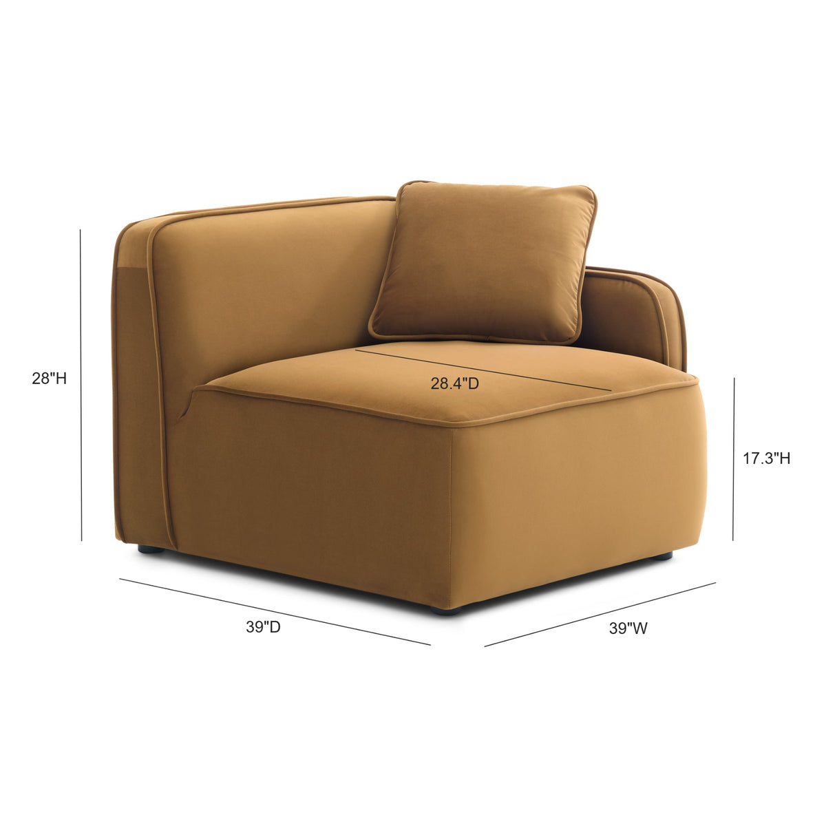 Travie Modular Corner Armchair
