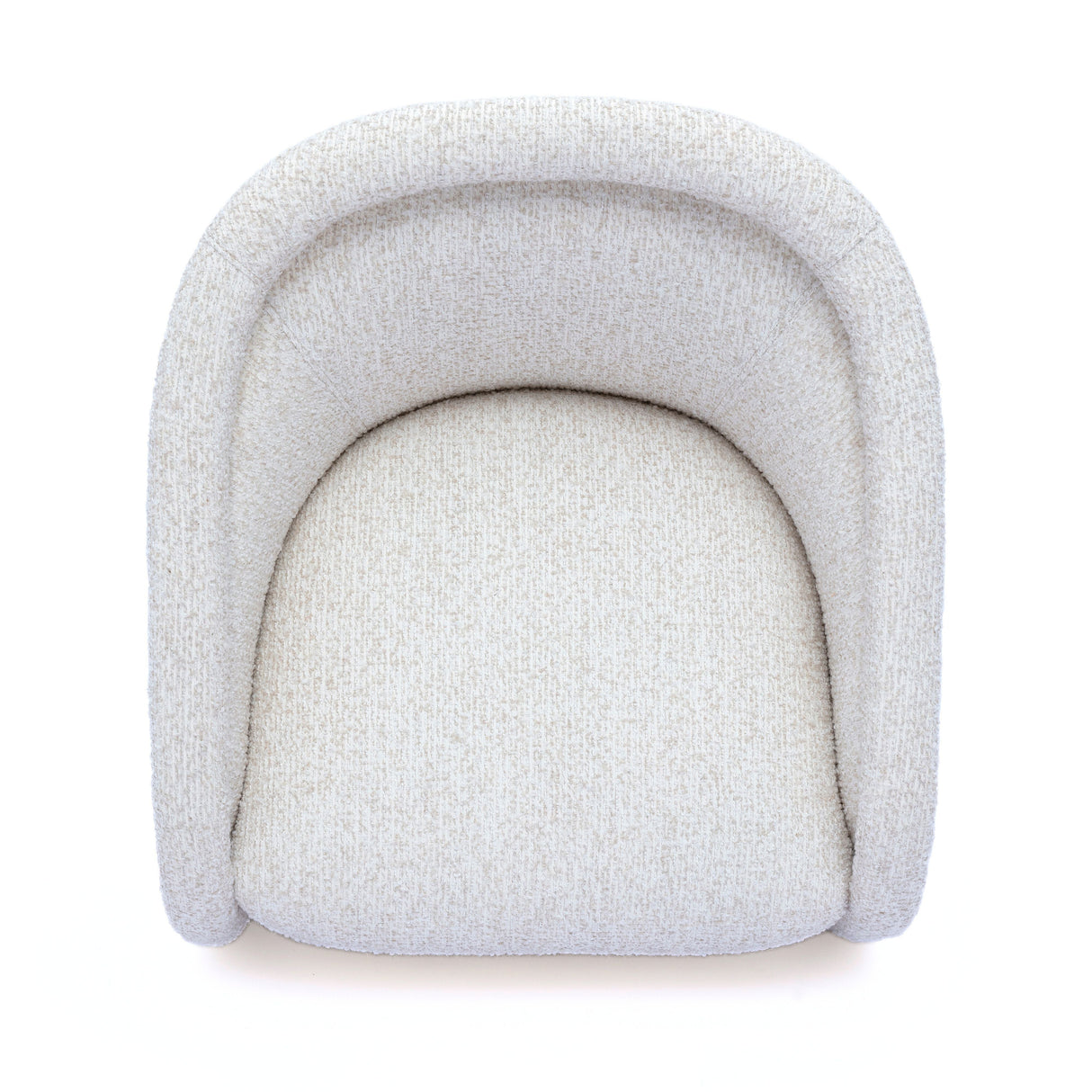 Clarke Cream Performance Boucle Swivel Accent Chair