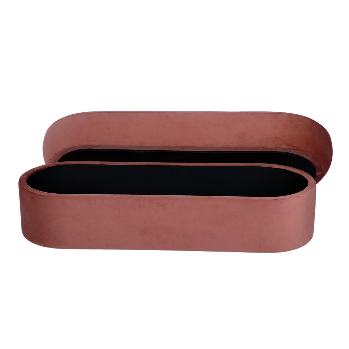 Andrea Performance Velvet Storage Bench (31"-50")