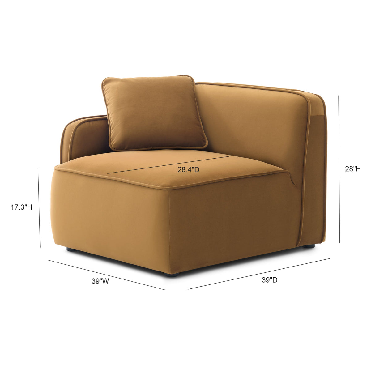 Travie Modular Corner Armchair