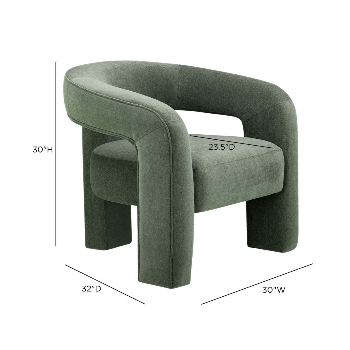 Malone Accent Chair by TOV Furniture at Eve Furniture