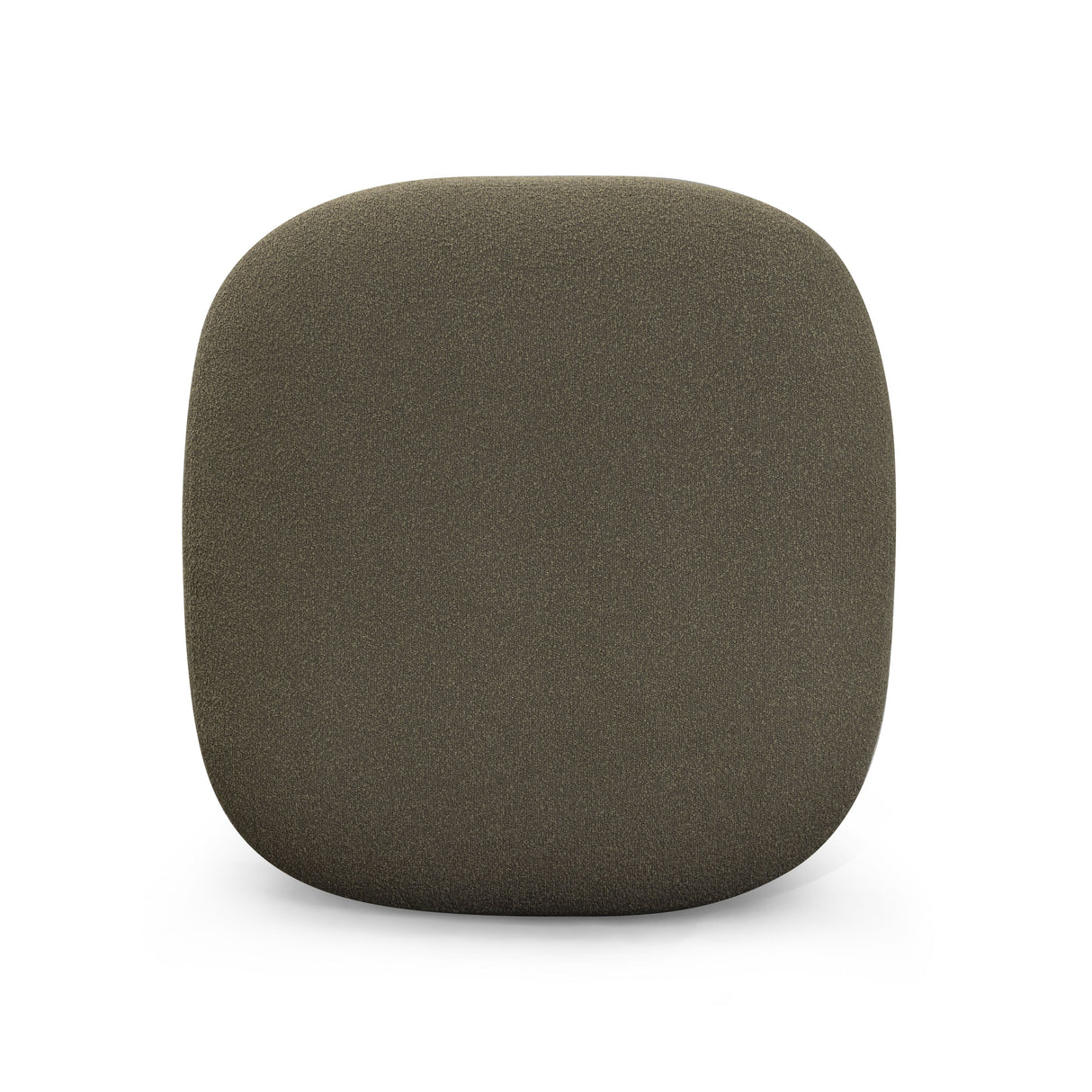 Domina Kale Green Boucle Ottoman by TOV Furniture at Eve Furniture