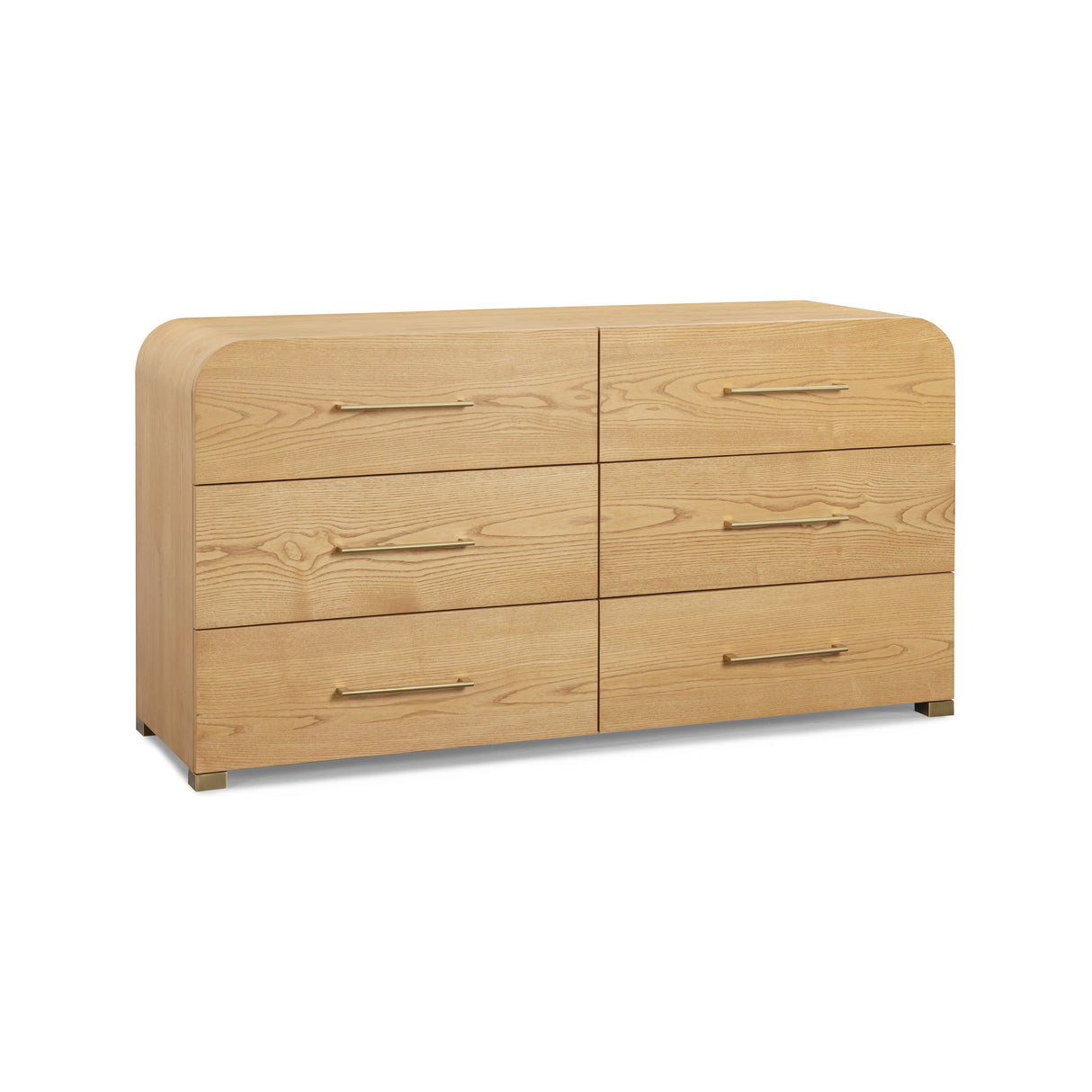Marissa 62" Ash 6-Drawer Dresser by TOV Furniture at Eve Furniture