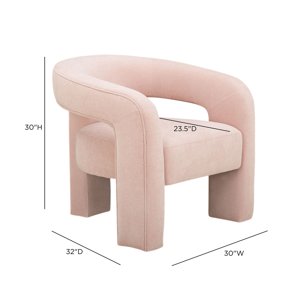 Malone Accent Chair by TOV Furniture at Eve Furniture