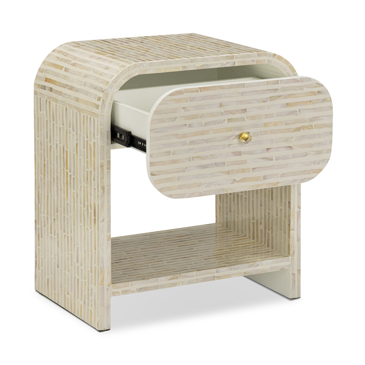 Borno 20" Mother of Pearl Nightstand