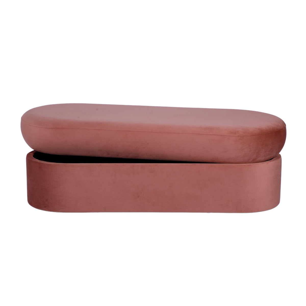 Andrea Performance Velvet Storage Bench (31"-50")