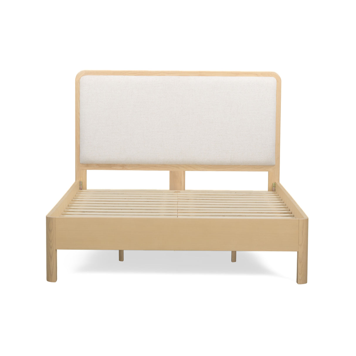 Rafaelle Natural Solid Ash Queen Bed by TOV Furniture at Eve Furniture