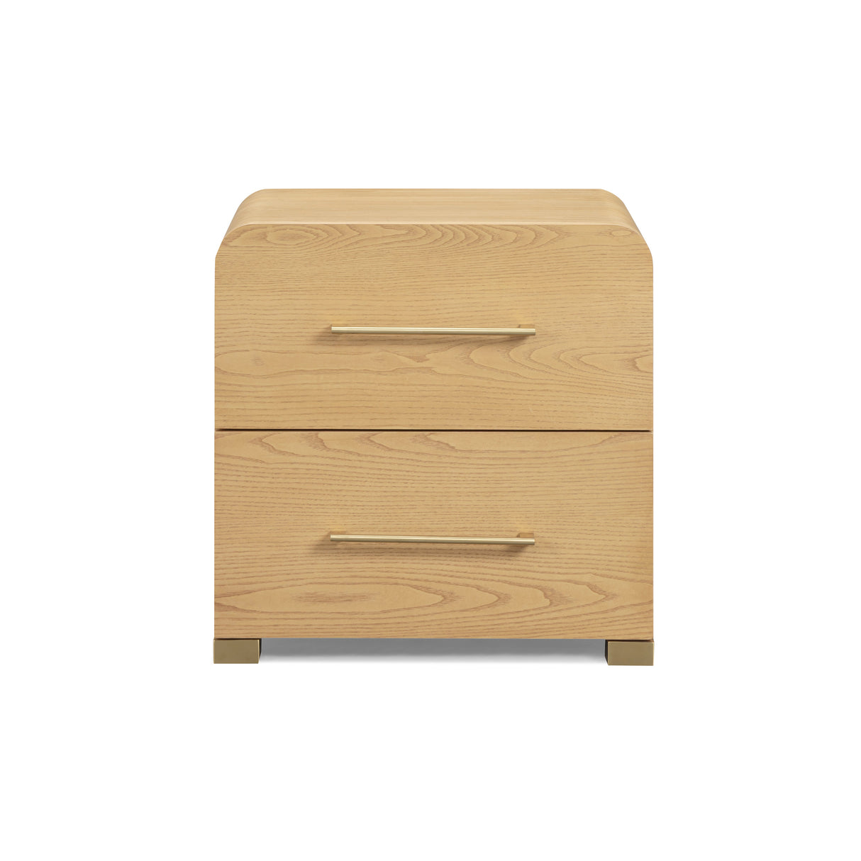 Marissa 22" Ash 2-Drawer Nightstand by TOV Furniture at Eve Furniture