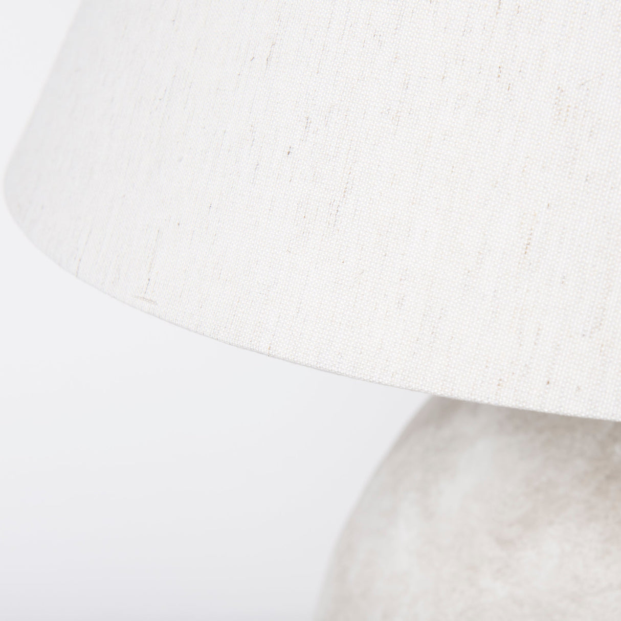 Mehdi Cream Ceramic Table Lamp by Mercana at Eve Furniture