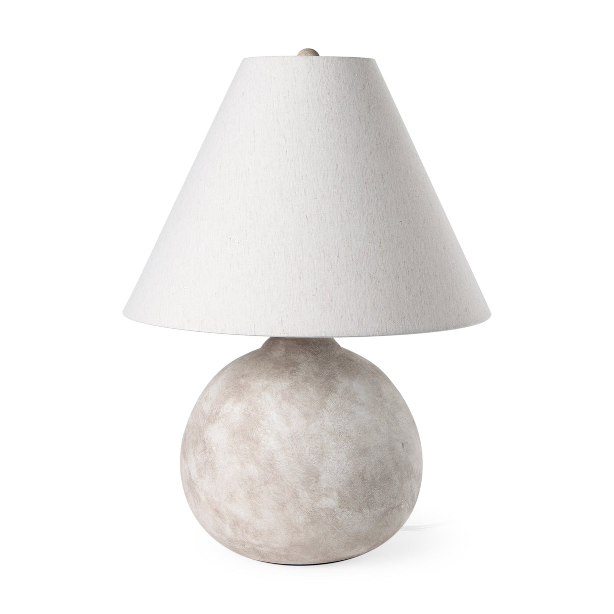 Mehdi Cream Ceramic Table Lamp by Mercana at Eve Furniture