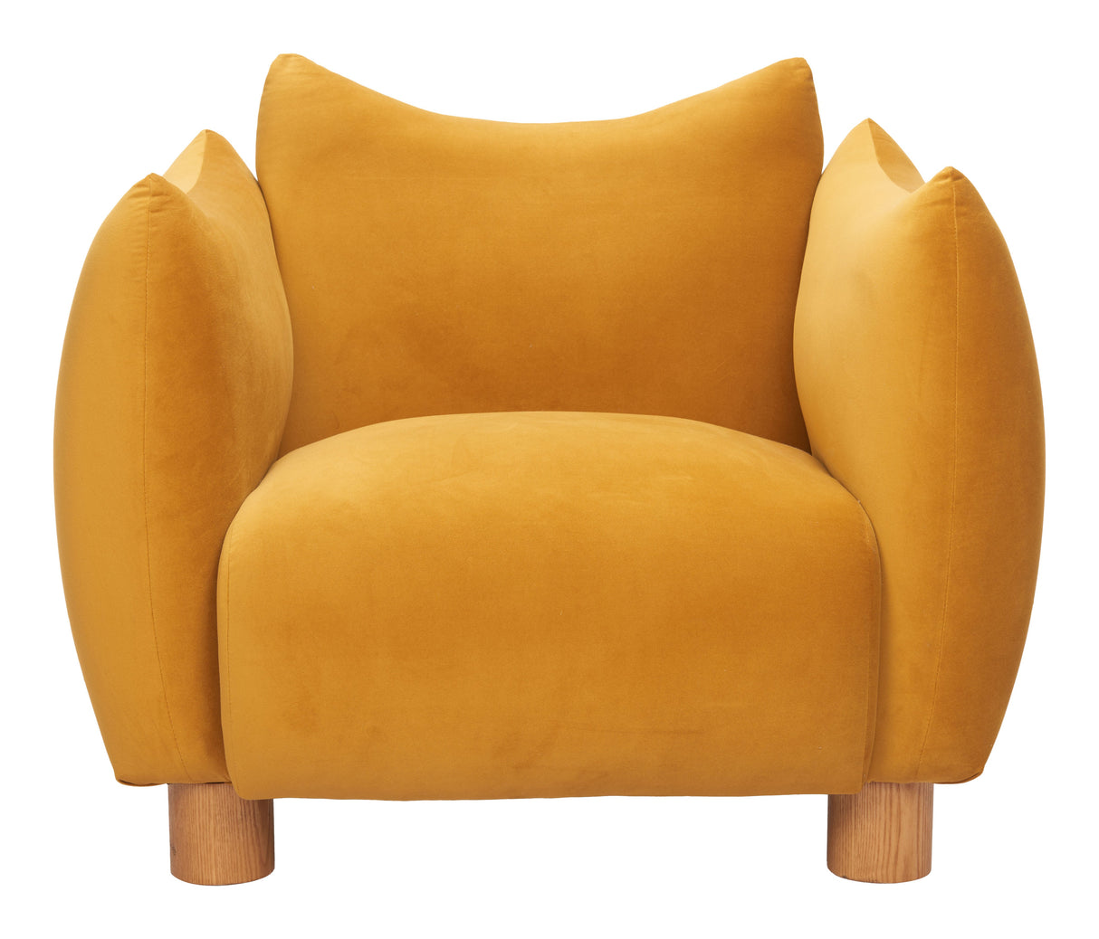 Meia Mustard Accent Chair by Zuomod at Eve Furniture