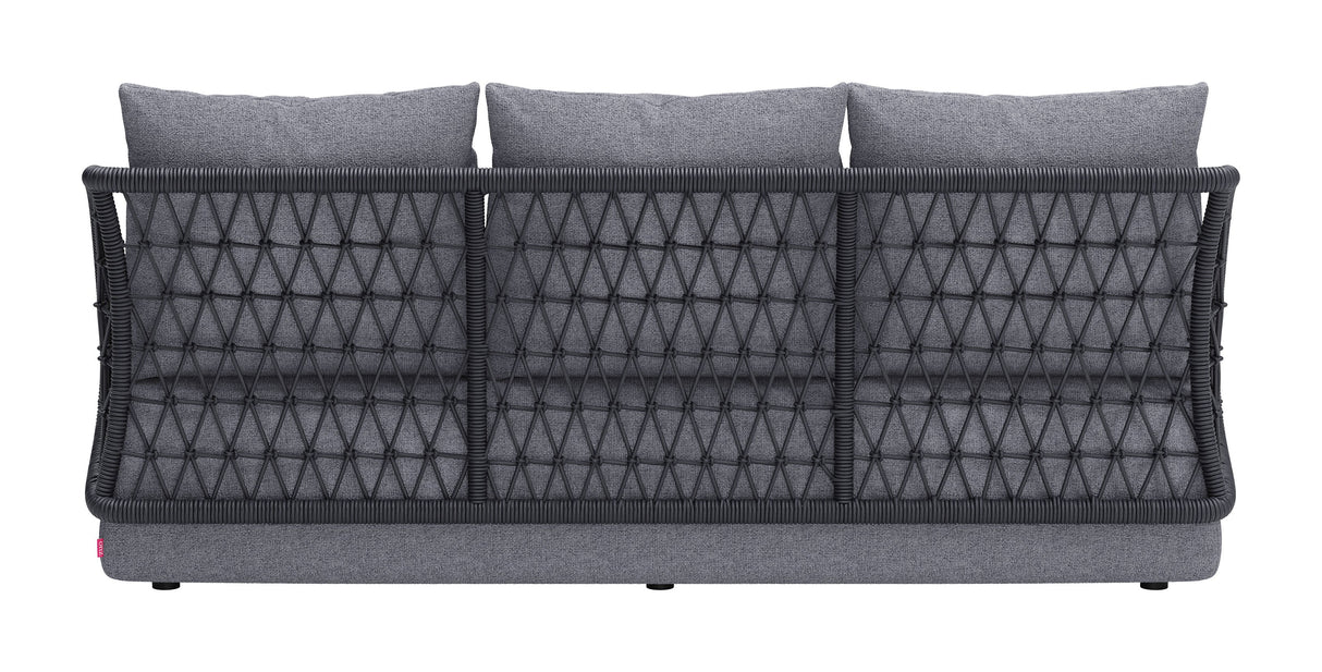 Mekan Gray Outdoor Sofa by Zuomod at Eve Furniture