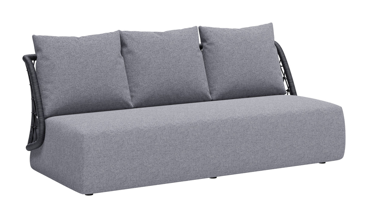 Mekan Gray Outdoor Sofa by Zuomod at Eve Furniture
