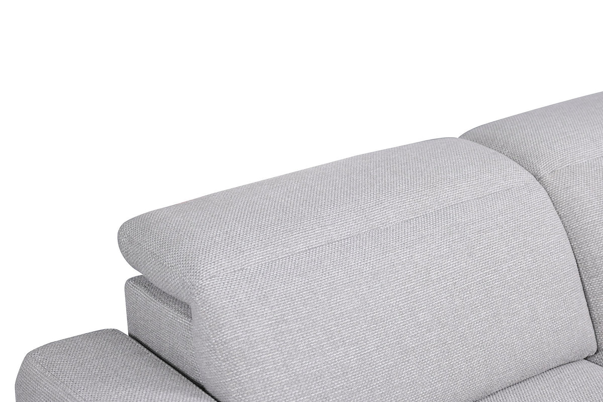 Melancton Light Gray Power Sectional by Furniture of America at Eve Furniture
