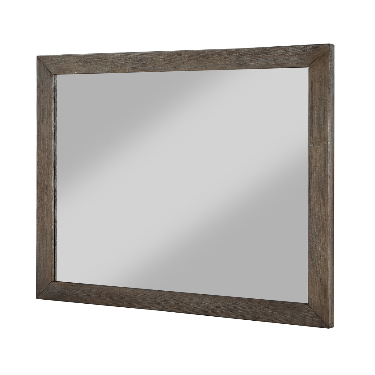 Melbourne Beveled Glass Mirror in Dark Pine by Modus Furniture at Eve Furniture