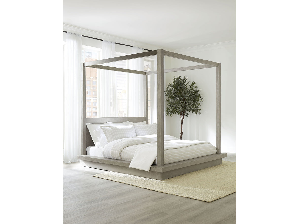 Melbourne Mineral Full Canopy Bed by Modus Furniture at Eve Furniture