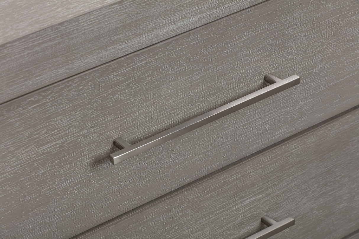 Melbourne Mineral Two Drawer Nightstand with USB by Modus Furniture at Eve Furniture