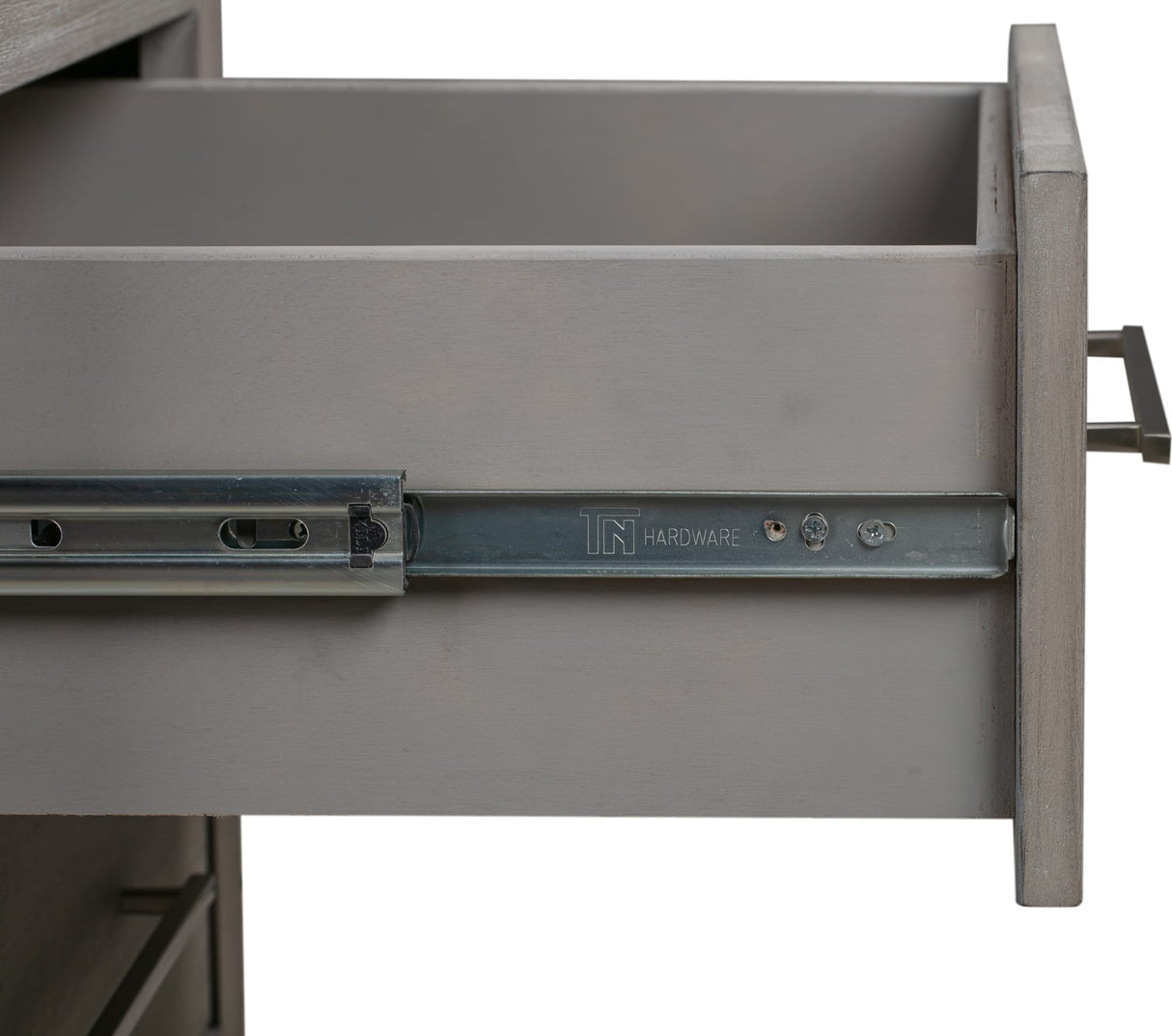 Melbourne Mineral Two Drawer Nightstand with USB by Modus Furniture at Eve Furniture