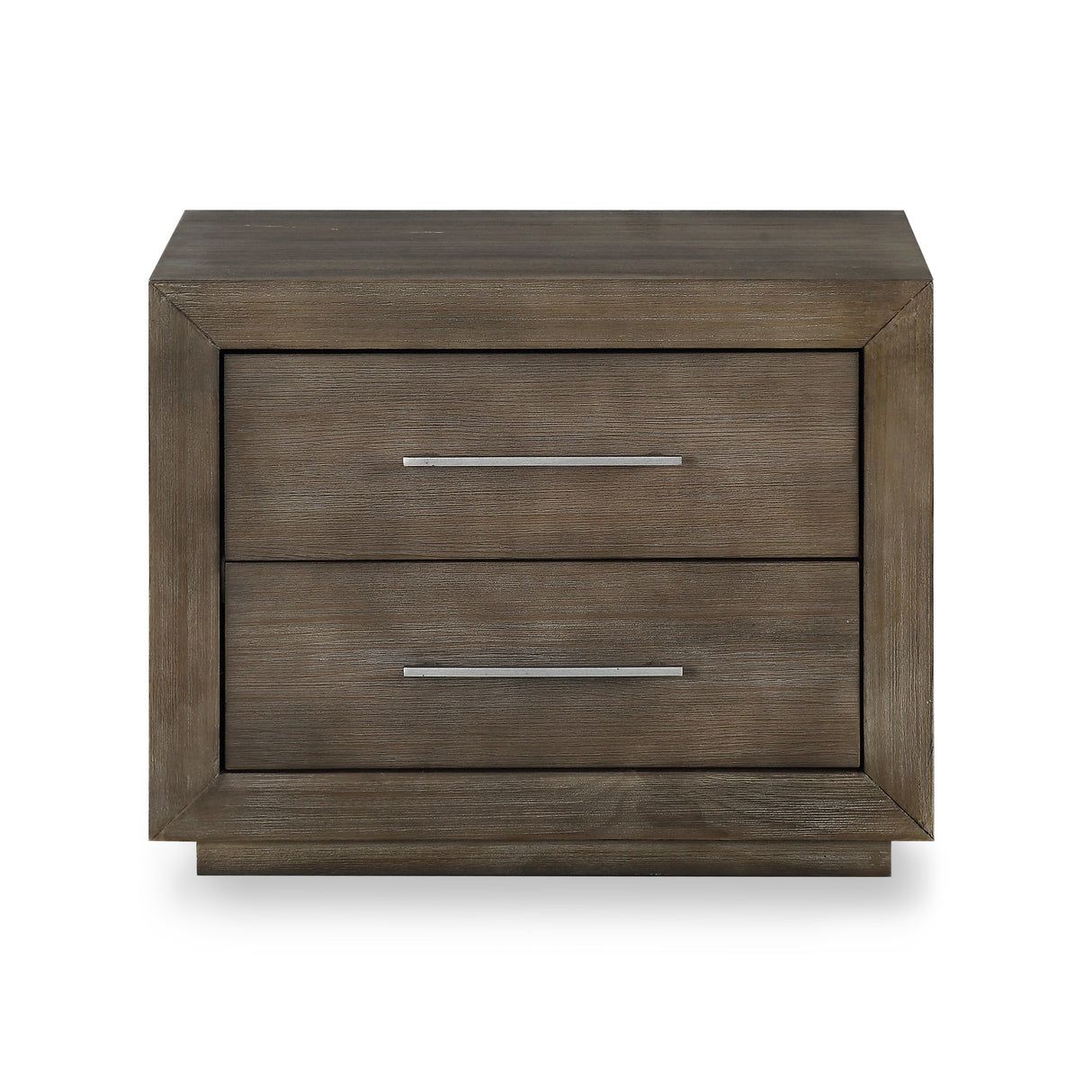 Melbourne Two Drawer Nightstand with USB in Dark Pine by Modus Furniture at Eve Furniture