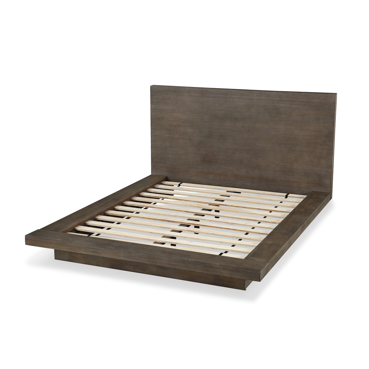 Melbourne Wood Full Platform Bed in Dark Pine by Modus Furniture at Eve Furniture