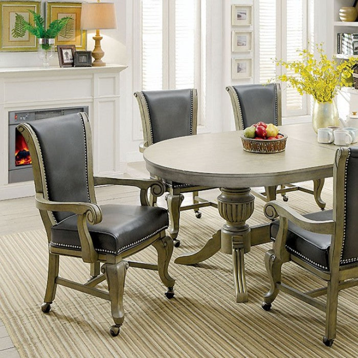 Melina Gray 7-Piece Dining Room Set by Furniture of America at Eve Furniture