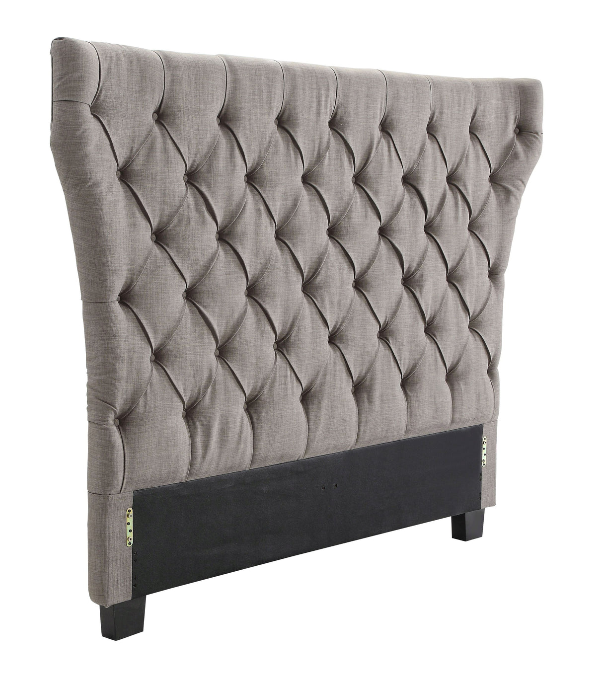 Melina Tufted Upholstered Headboard in Dolphin Linen by Modus Furniture at Eve Furniture
