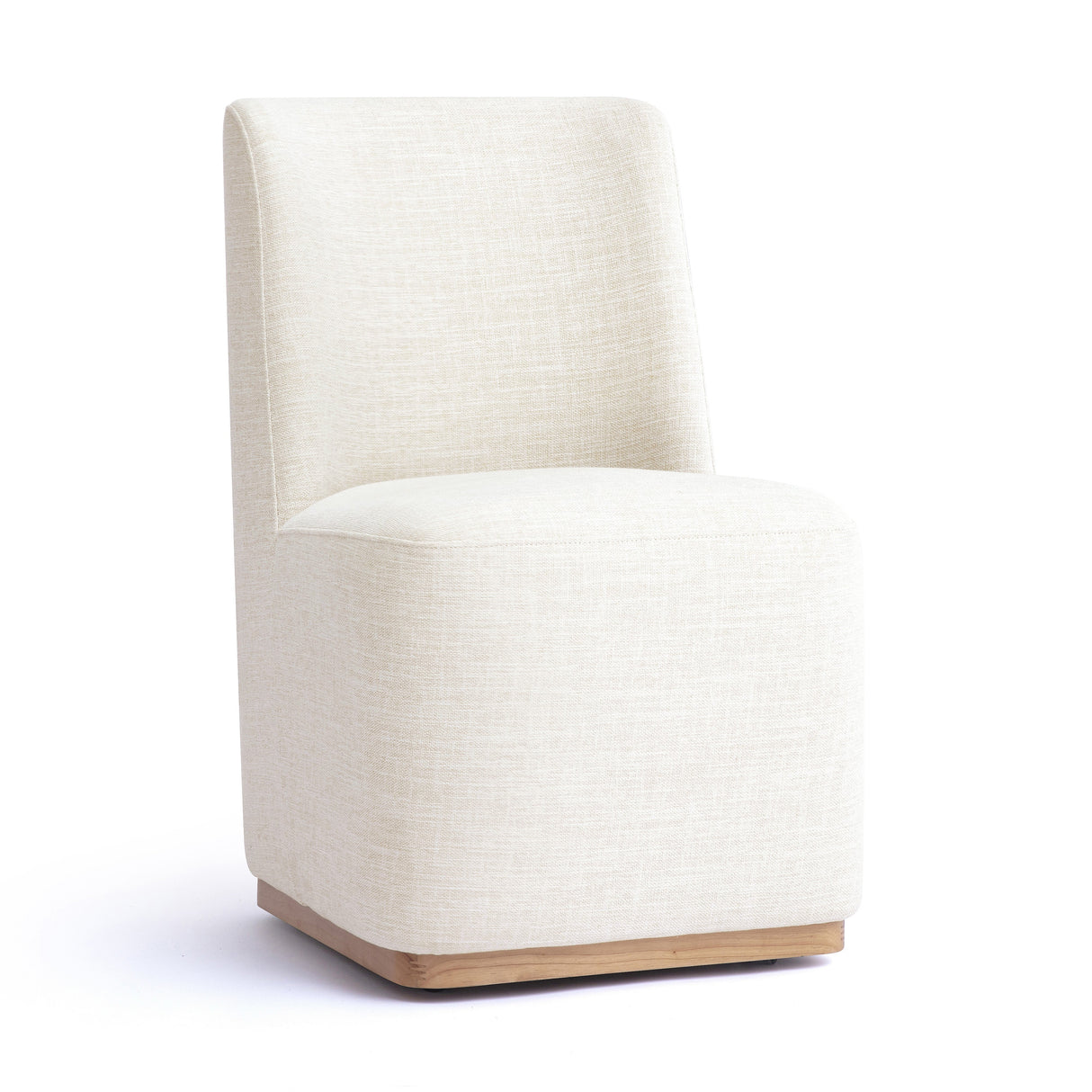Melissa Performance Fabric Rolling Dining Chair by TOV Furniture at Eve Furniture