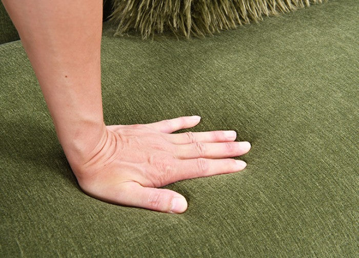 Mellone Olive Green Sofa by Furniture of America at Eve Furniture