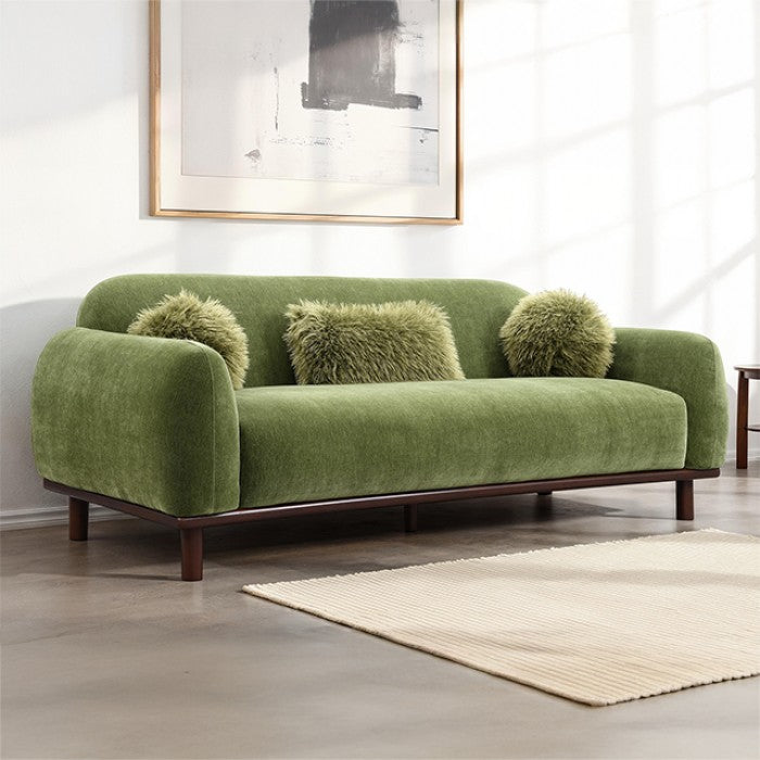 Mellone Olive Green Sofa by Furniture of America at Eve Furniture