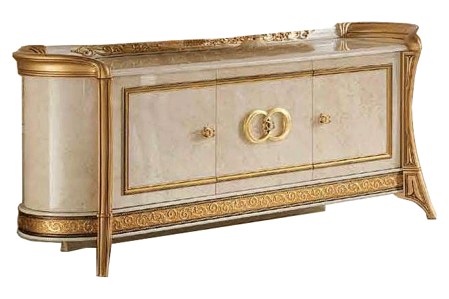 Melodia Beige 3-Door Dining Buffet by ESF Furniture at Eve Furniture