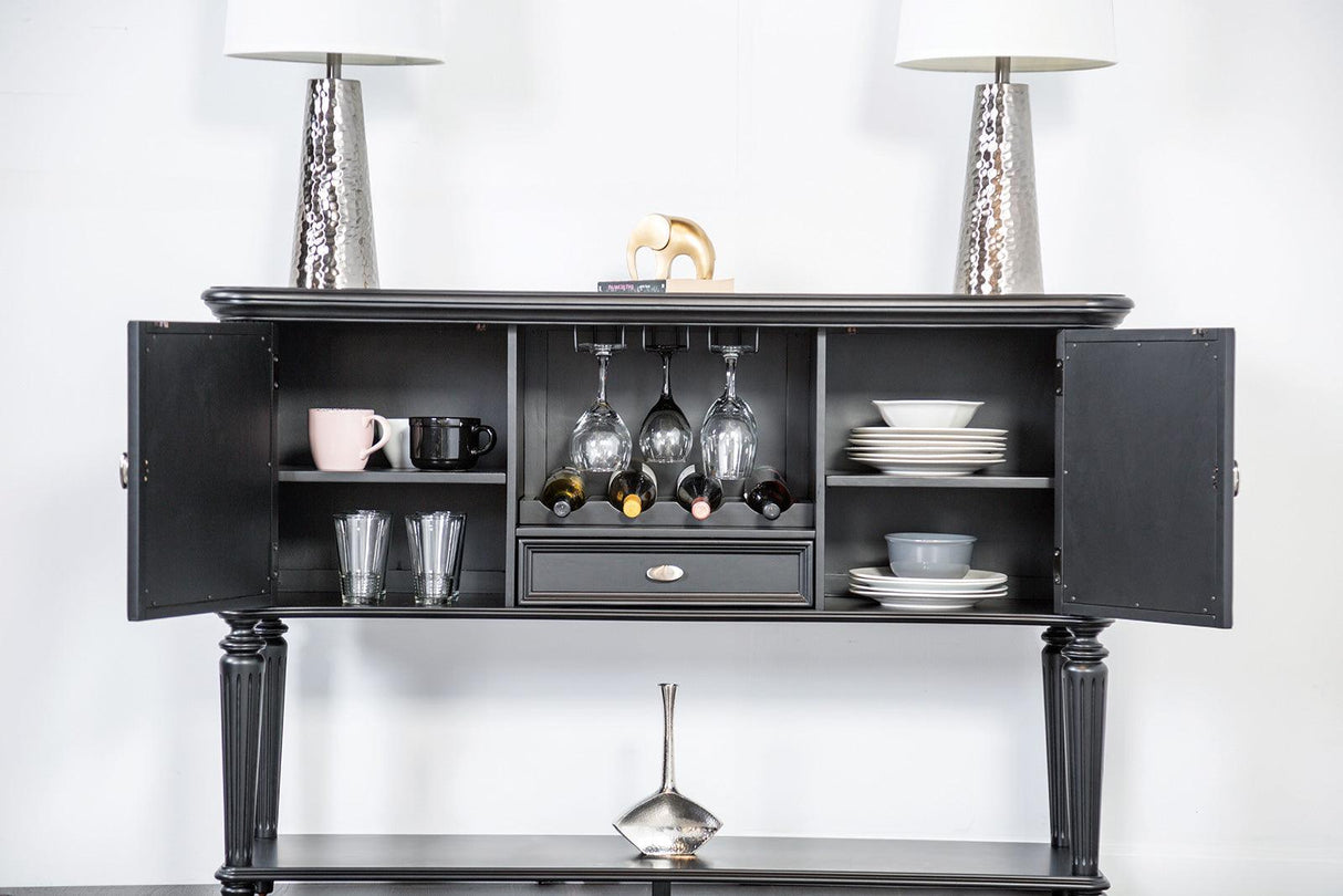 Melodi Parc Black Server by Furniture of America at Eve Furniture