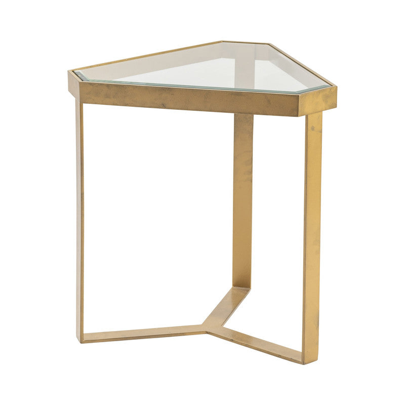Melrose Gold Accent Table by Crestview at Eve Furniture