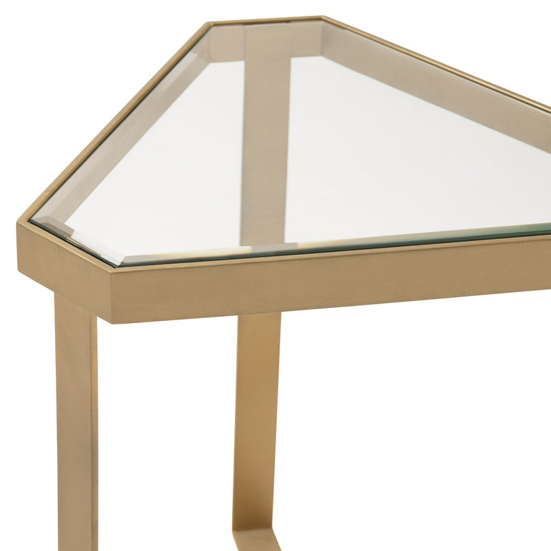 Melrose Gold Accent Table by Crestview at Eve Furniture