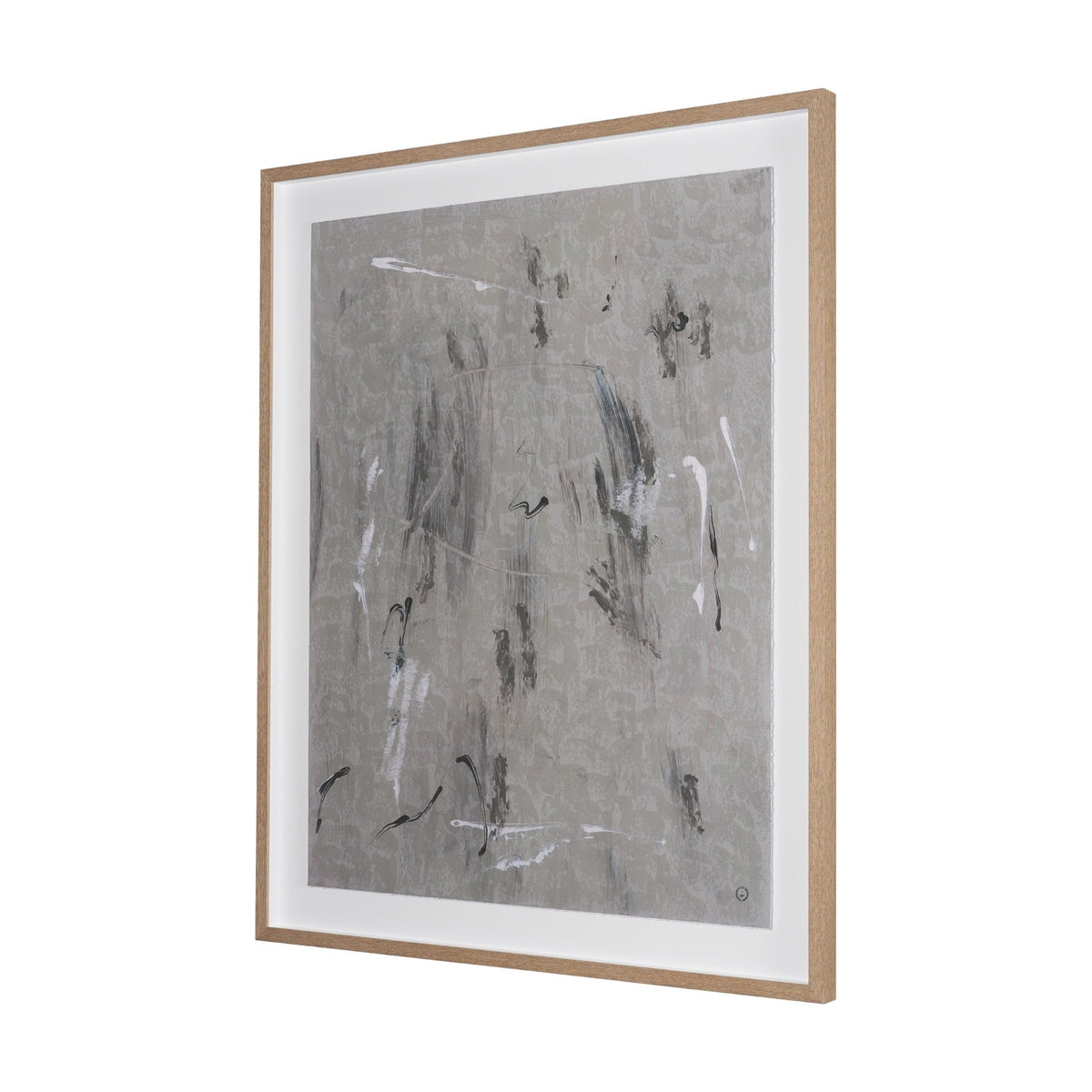 Mental Crossfire IV by Mercana Studio Hand-Embellished Textured Framed Artwork Matted under Glass by Mercana at Eve Furniture