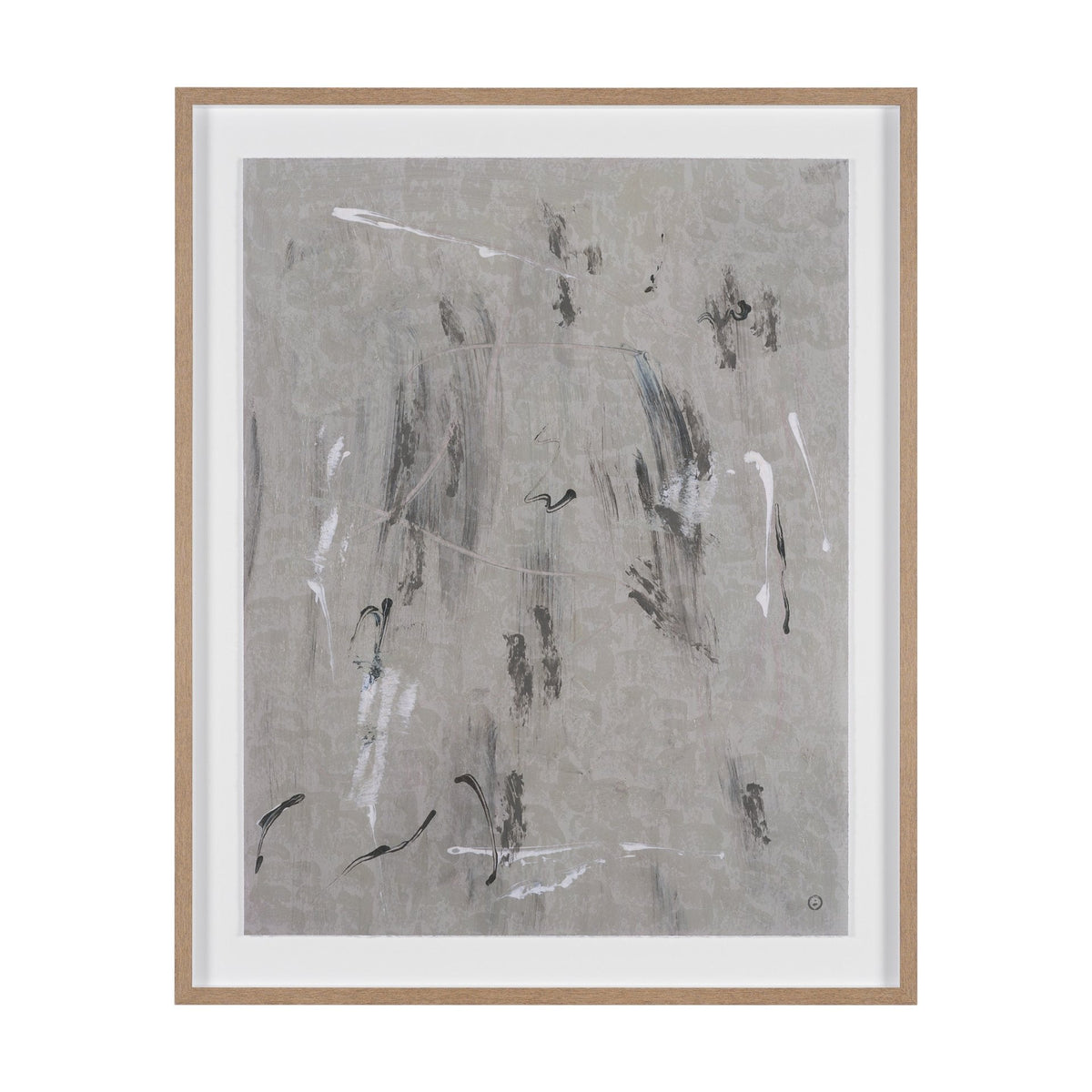 Mental Crossfire IV by Mercana Studio Hand-Embellished Textured Framed Artwork Matted under Glass by Mercana at Eve Furniture