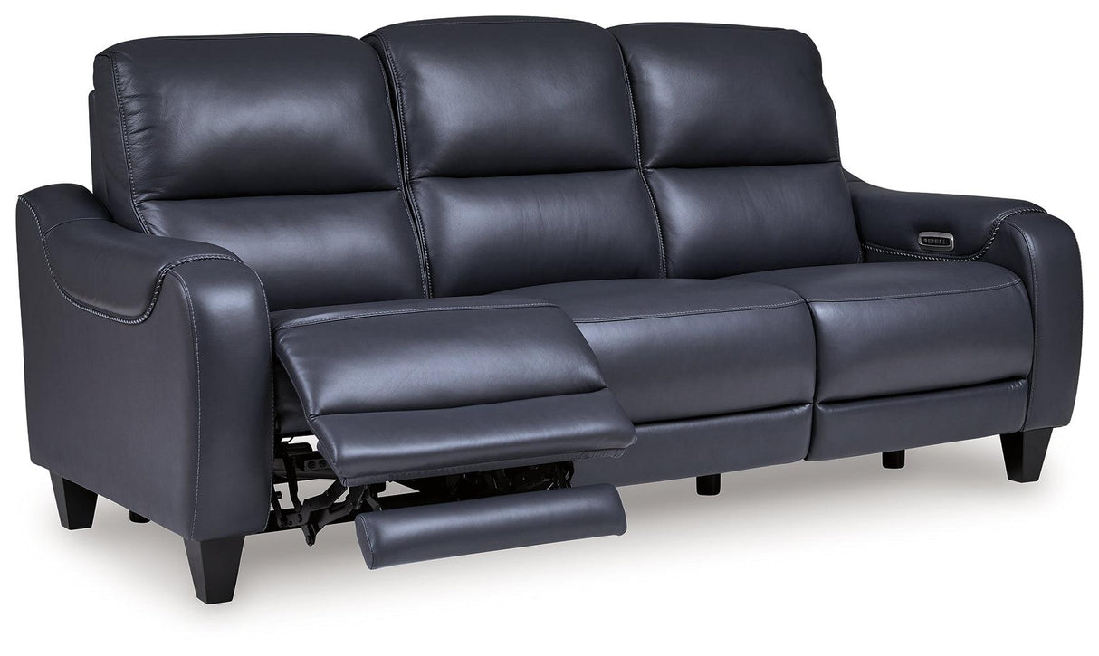 Mercomatic Ocean Dual Power Reclining Sofa by Ashley at Eve Furniture