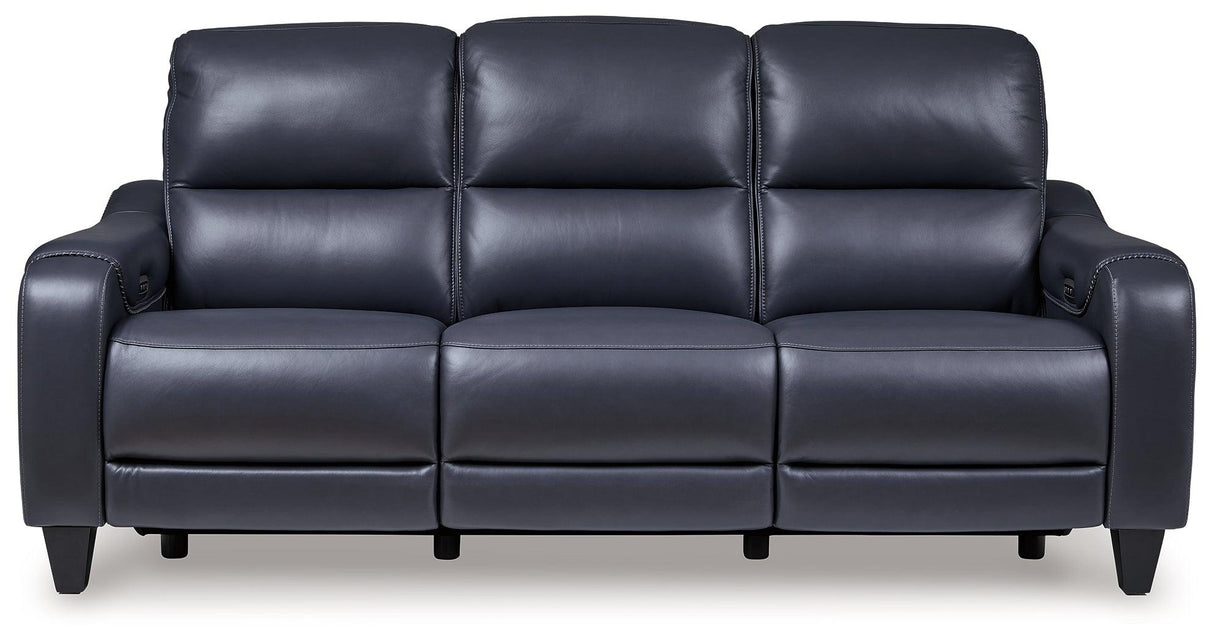 Mercomatic Ocean Dual Power Reclining Sofa by Ashley at Eve Furniture