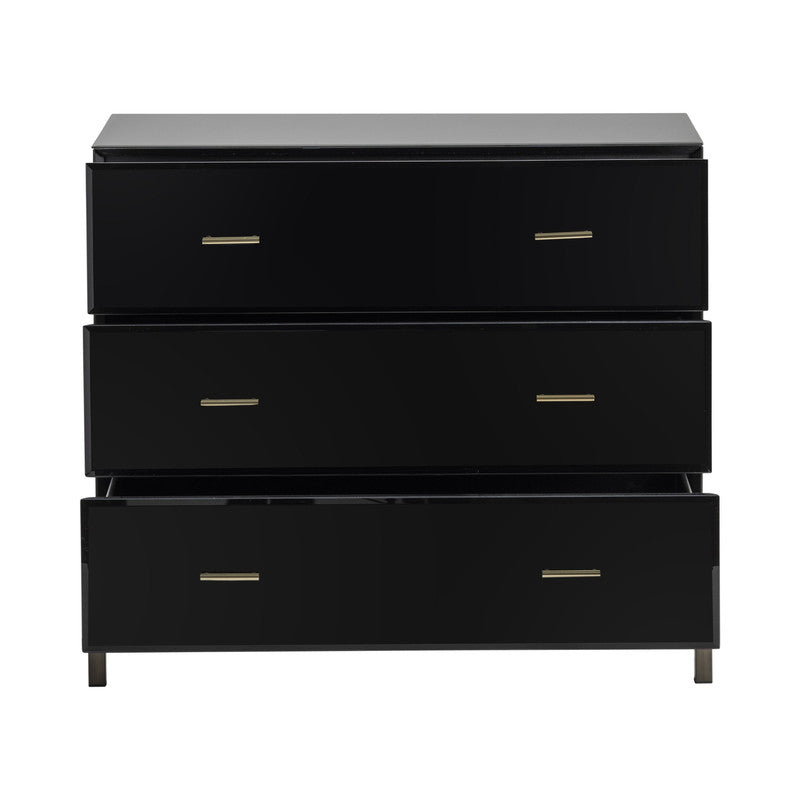 Mercury Black Chest by Crestview at Eve Furniture