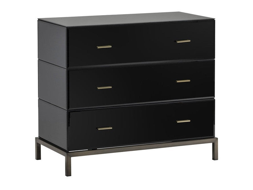 Mercury Black Chest by Crestview at Eve Furniture