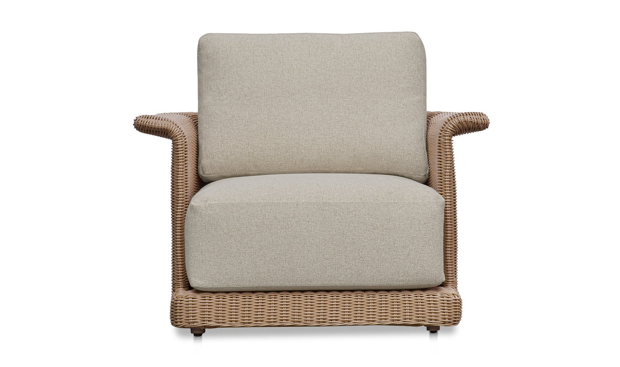 Meredith Outdoor Accent Chair Beige by Moe's Home at Eve Furniture