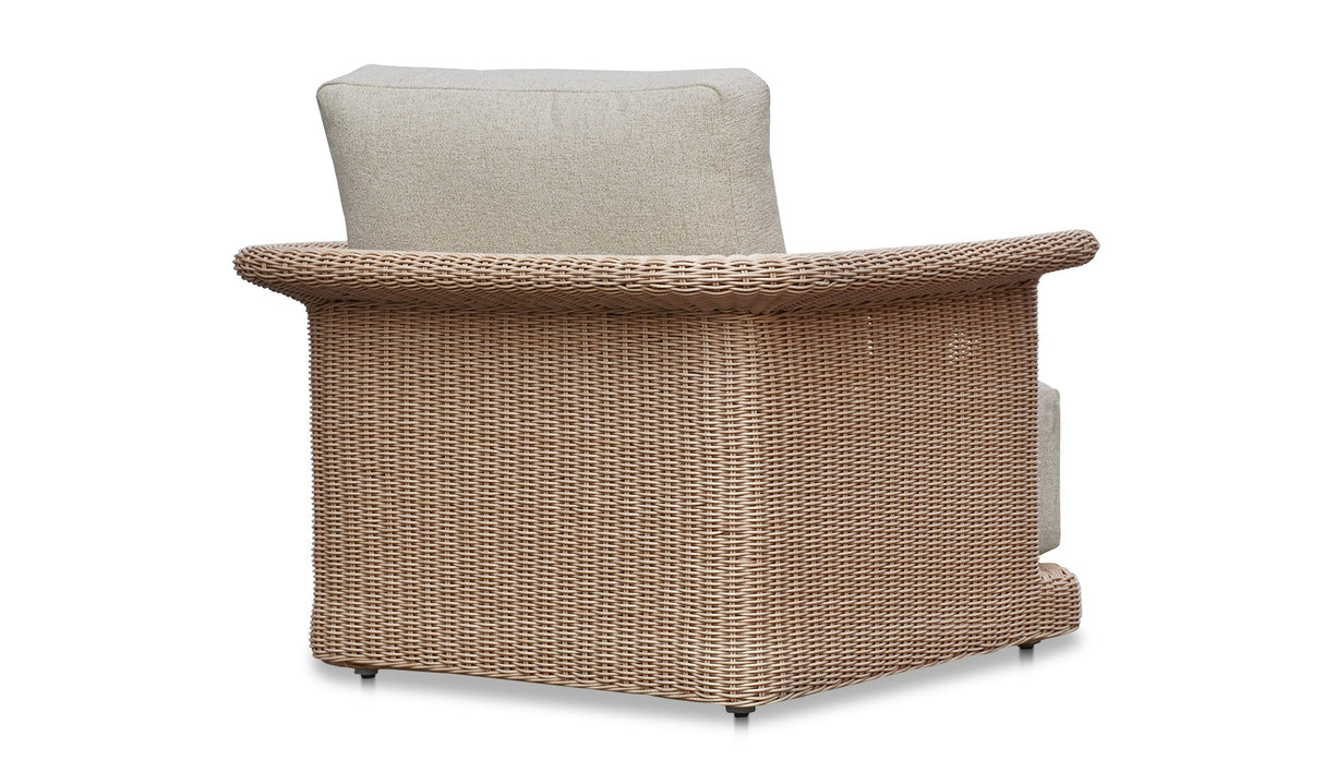 Meredith Outdoor Accent Chair Beige by Moe's Home at Eve Furniture