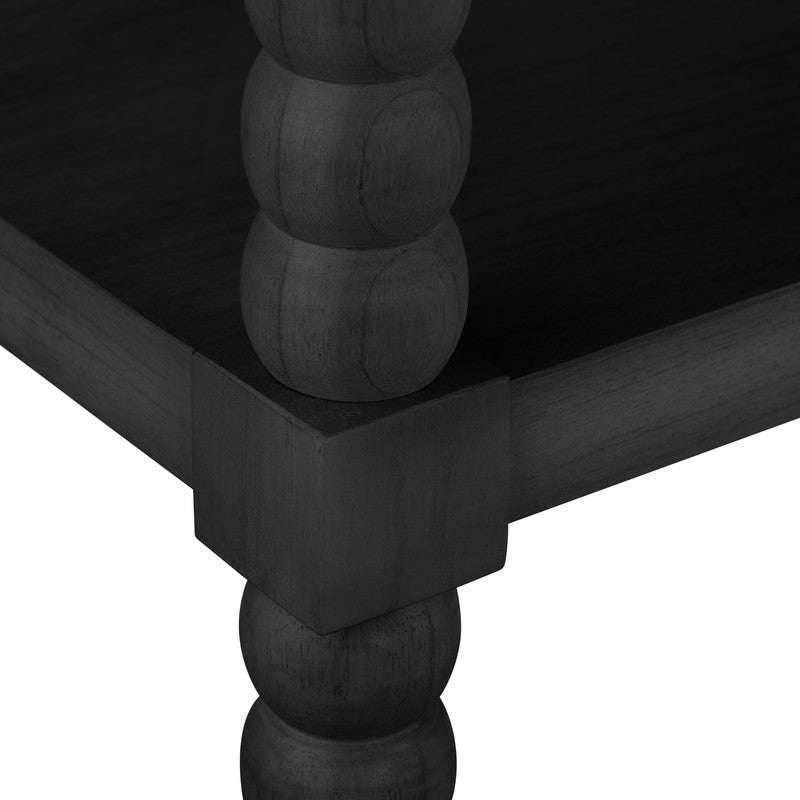 Meridian Black 4 Shelf Etagere by Crestview at Eve Furniture