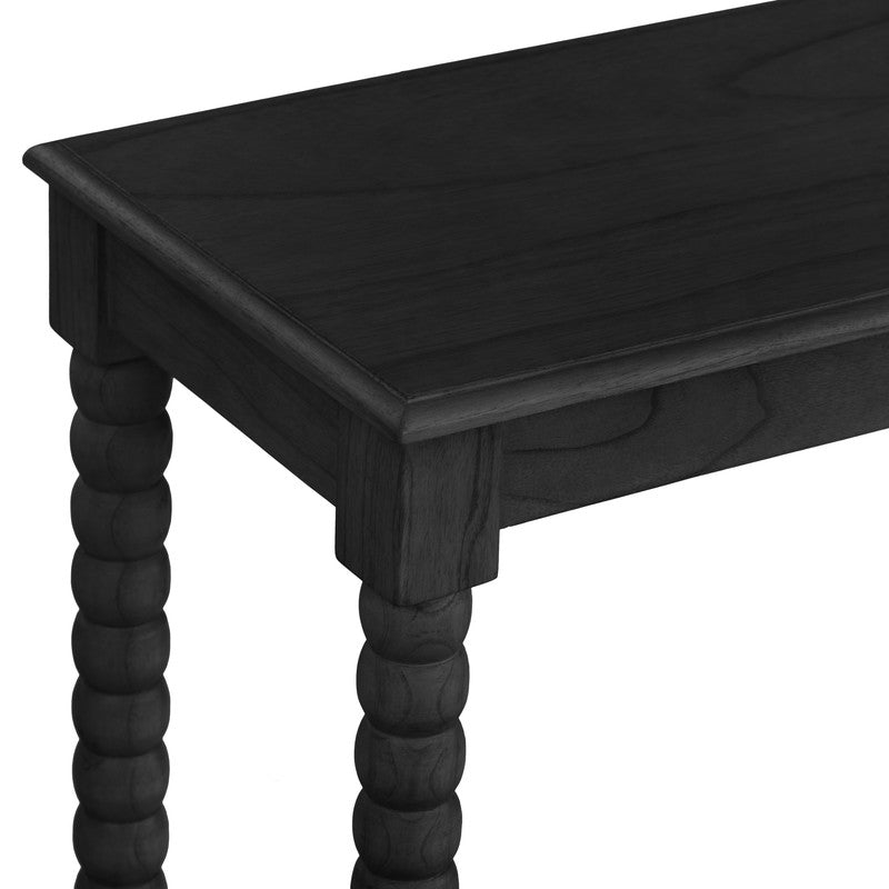 Meridian Black Console Table by Crestview at Eve Furniture