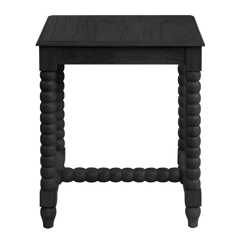 Meridian Black End Table by Crestview at Eve Furniture