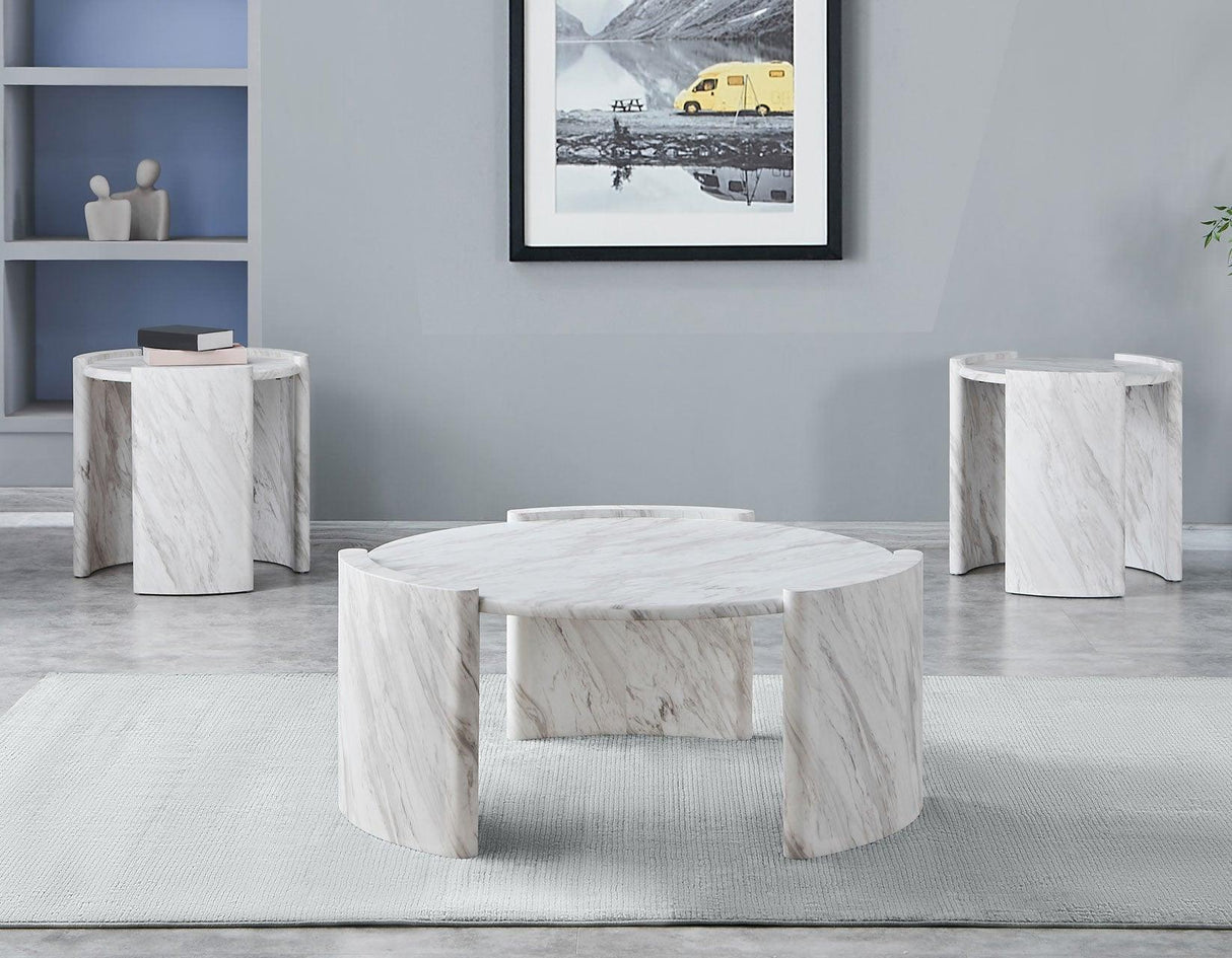 Merino 3-Piece Table Set by Steve Silver at Eve Furniture
