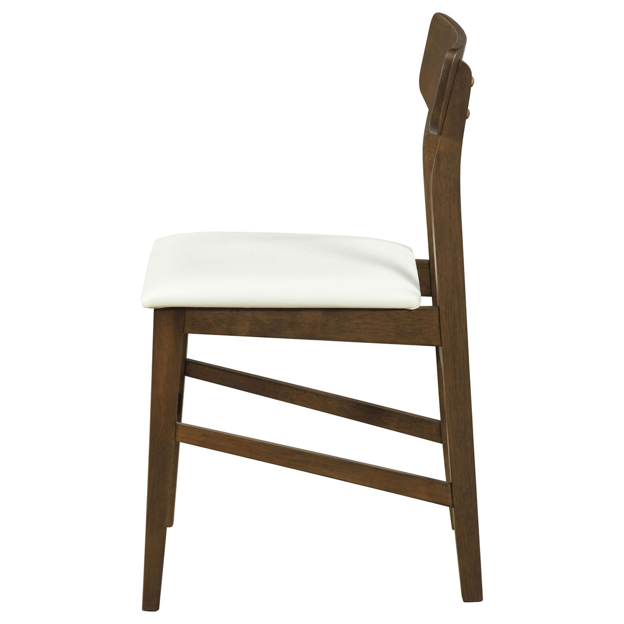 Merrin Off White And Walnut Dining Side Chair (Set of 2) by Coaster at Eve Furniture