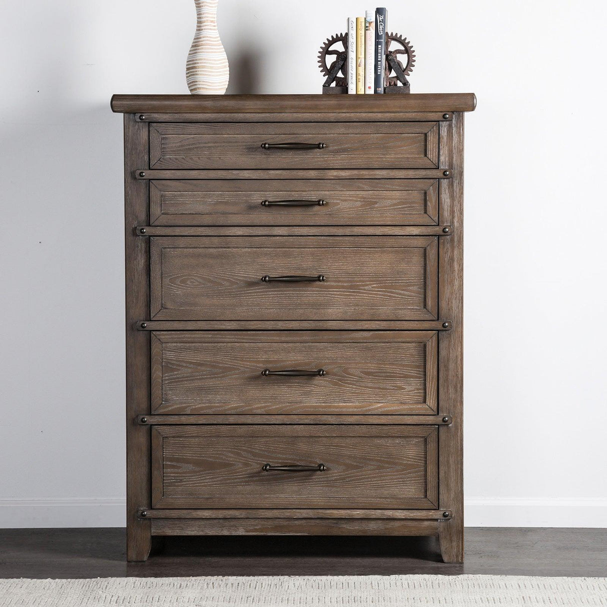Merthyr Brown Chest by Furniture of America at Eve Furniture