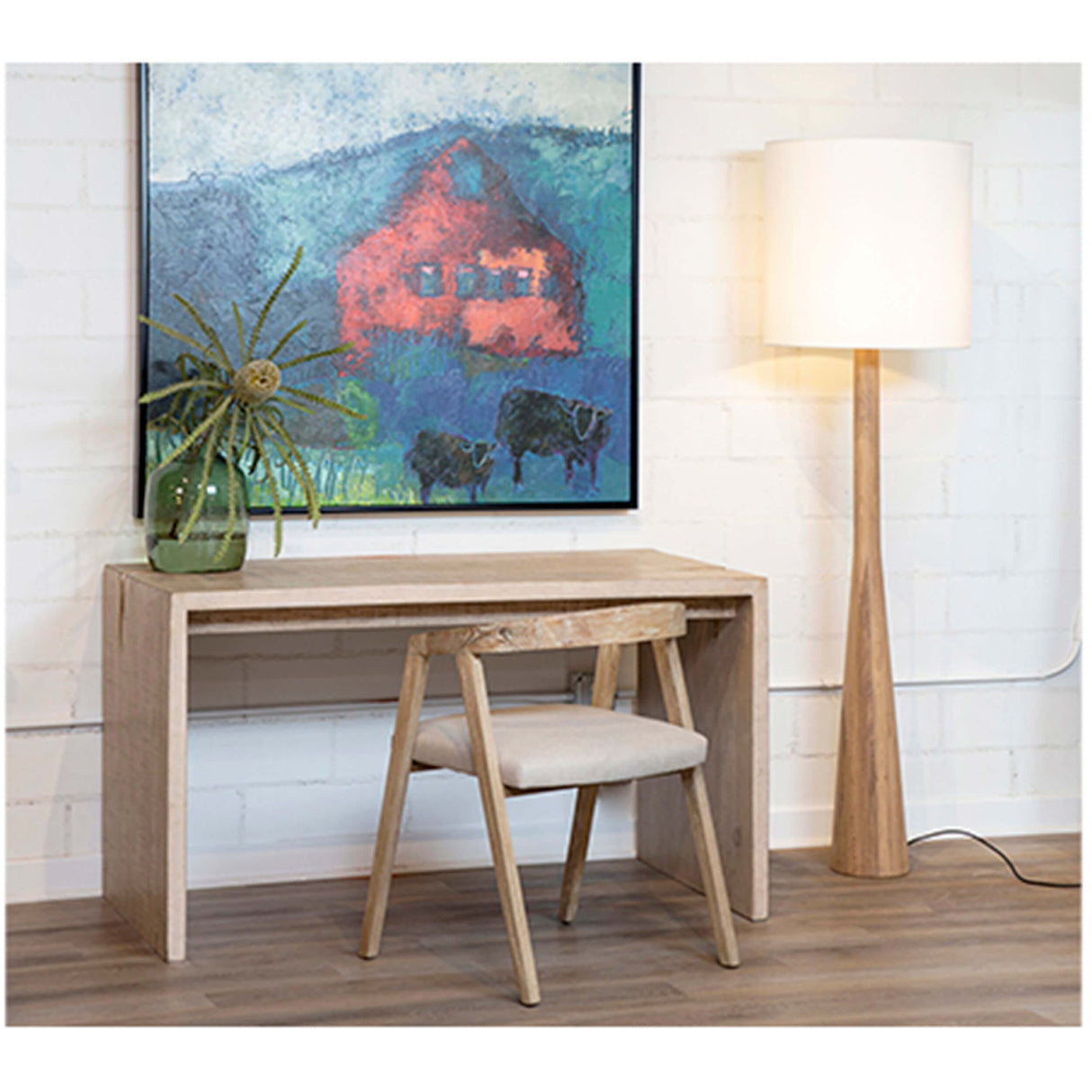 Merwin Desk, Light Warm by Dovetail at Eve Furniture