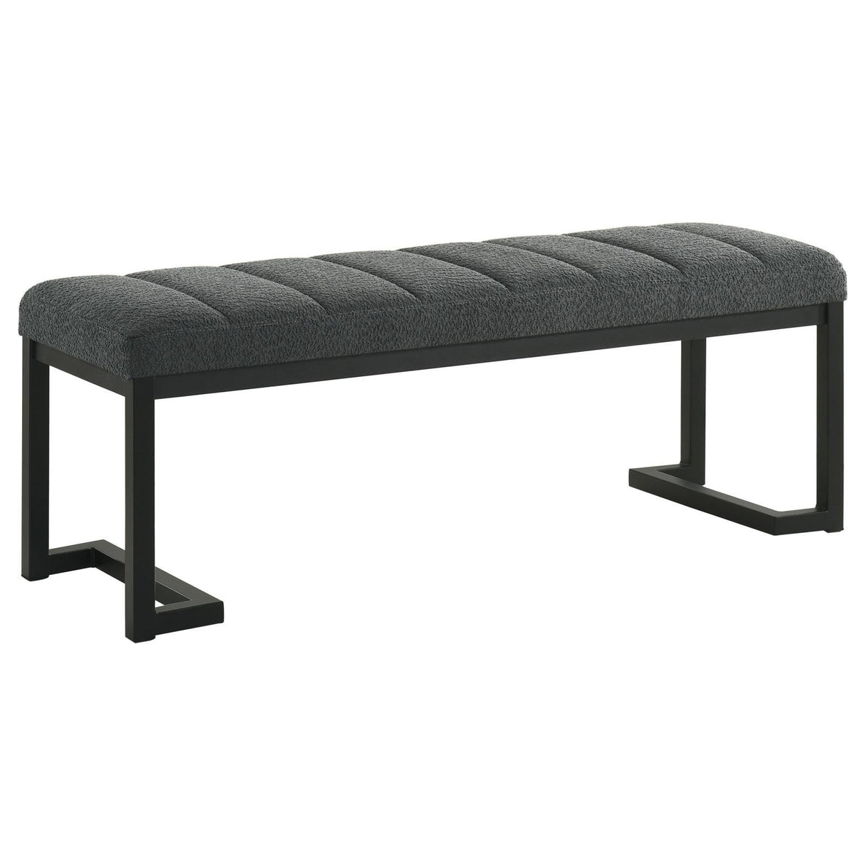 Mesa Charcoal Upholstered Entryway Accent Bench by Coaster at Eve Furniture
