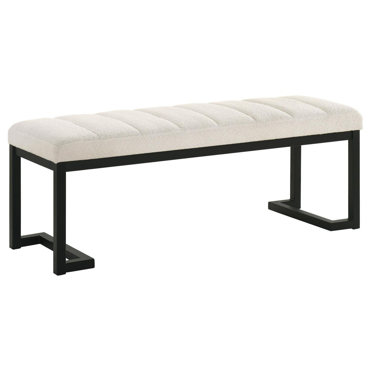 Mesa Vanilla Upholstered Entryway Accent Bench by Coaster at Eve Furniture